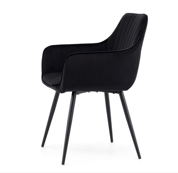 Krzeslo MUF MEM Meble czarny velur