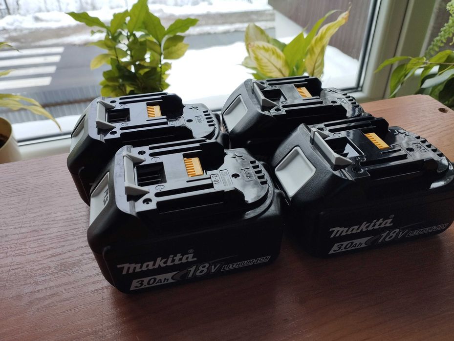 Zestaw 4 sztuk akumulatorów Makita 18V 3,0Ah