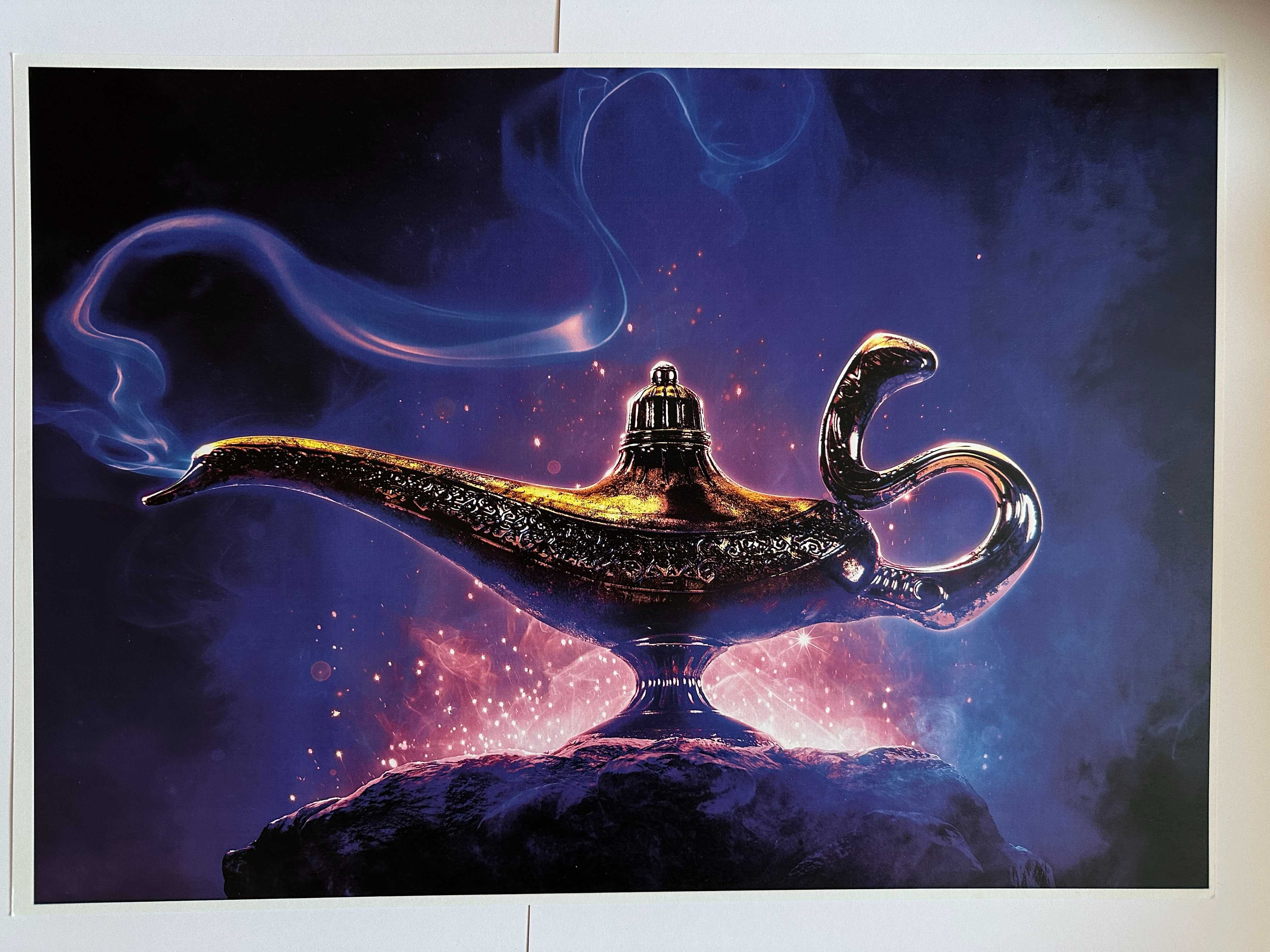 Aladyn Aladin plakat film prezent poster A3 Lampa dżina jina