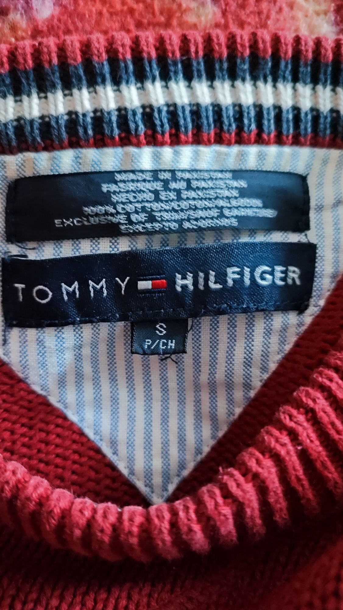 Sweter męski Tommy Hilfiger 100 % cotton S p/ch