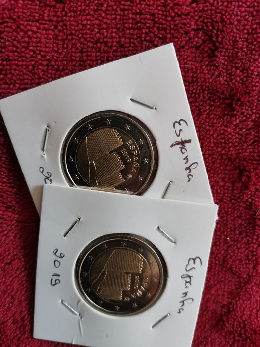 Moeda UNC comemorativa de 2€ - Espanha 2019