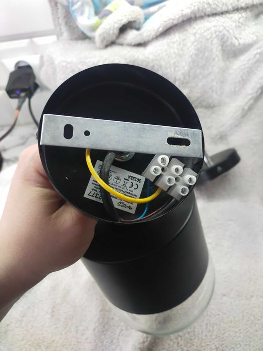 Żyrandol kinkiety czarne, żarówki