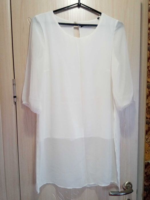 Туника белая на подкладке Zero р.34/XS/42