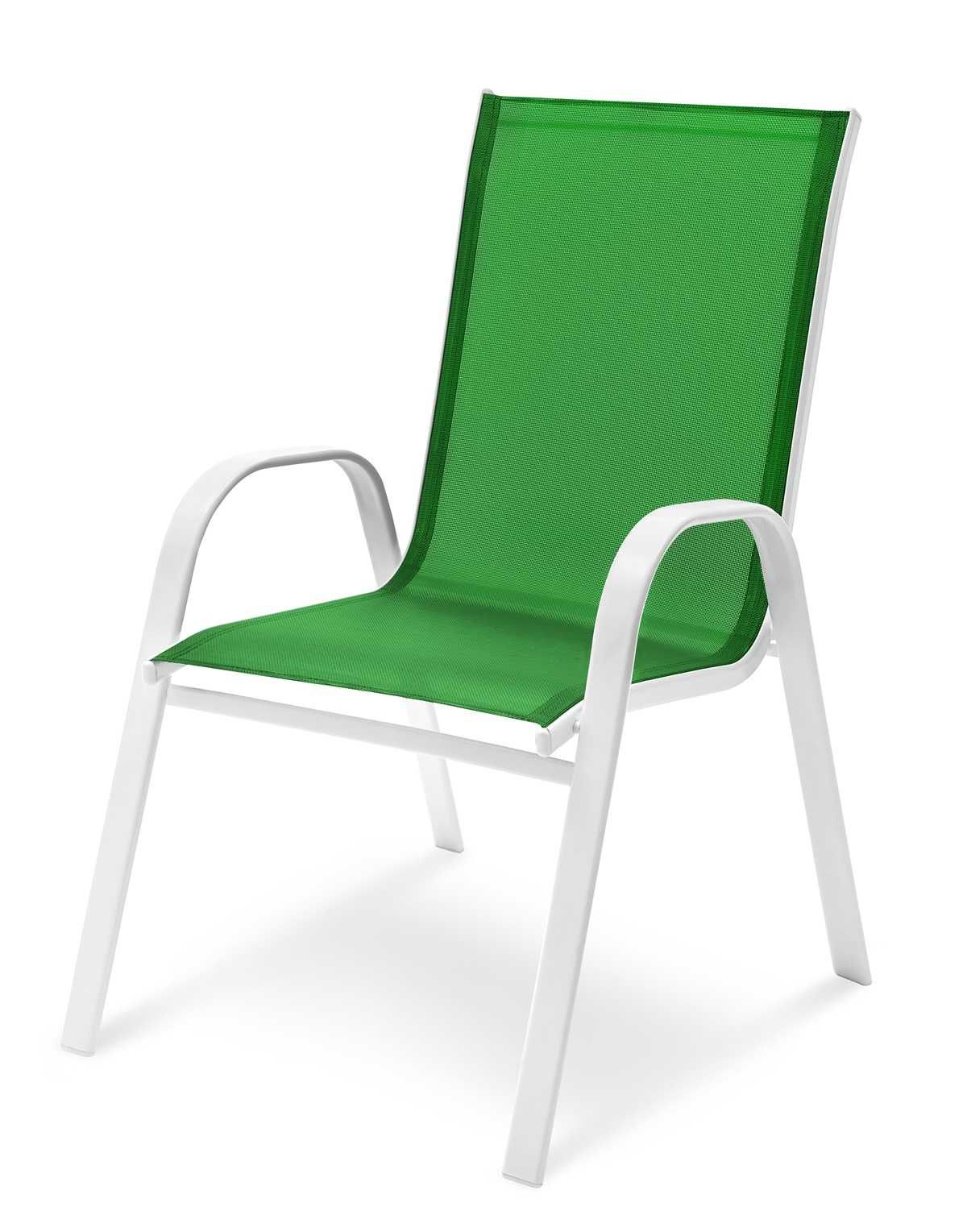 KRZESŁO OGRODOWE Na Taras Balkon Ogród Fotel Krzesła Zielone