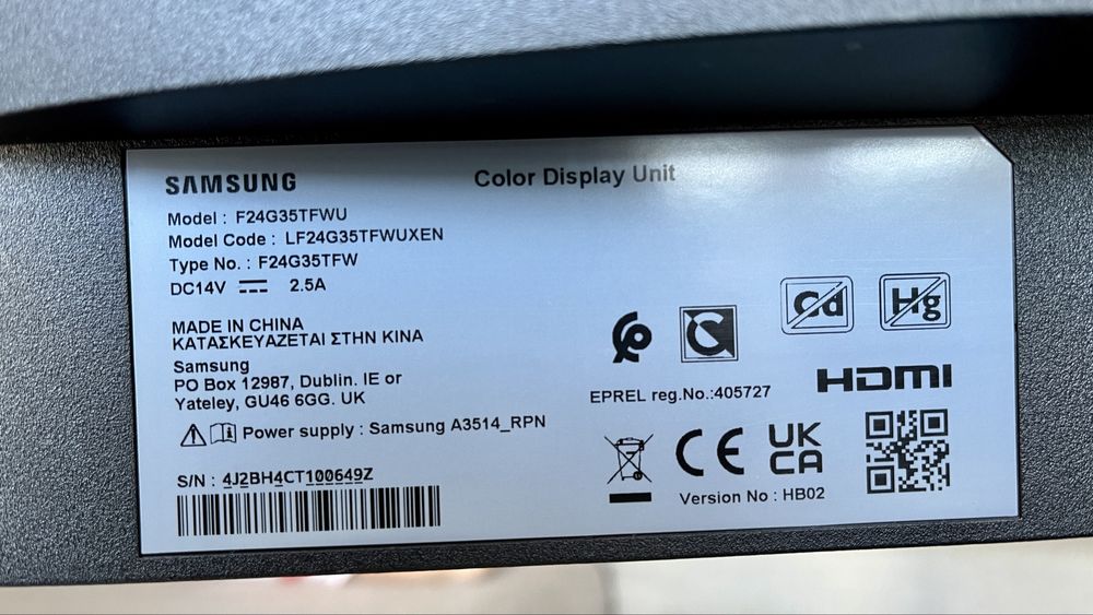 Monitor Samsung 24” płaski