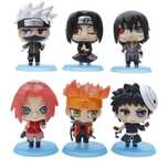 Мини-фигурки аниме Наруто Naruto: Герои Скрытого Листа на подставках