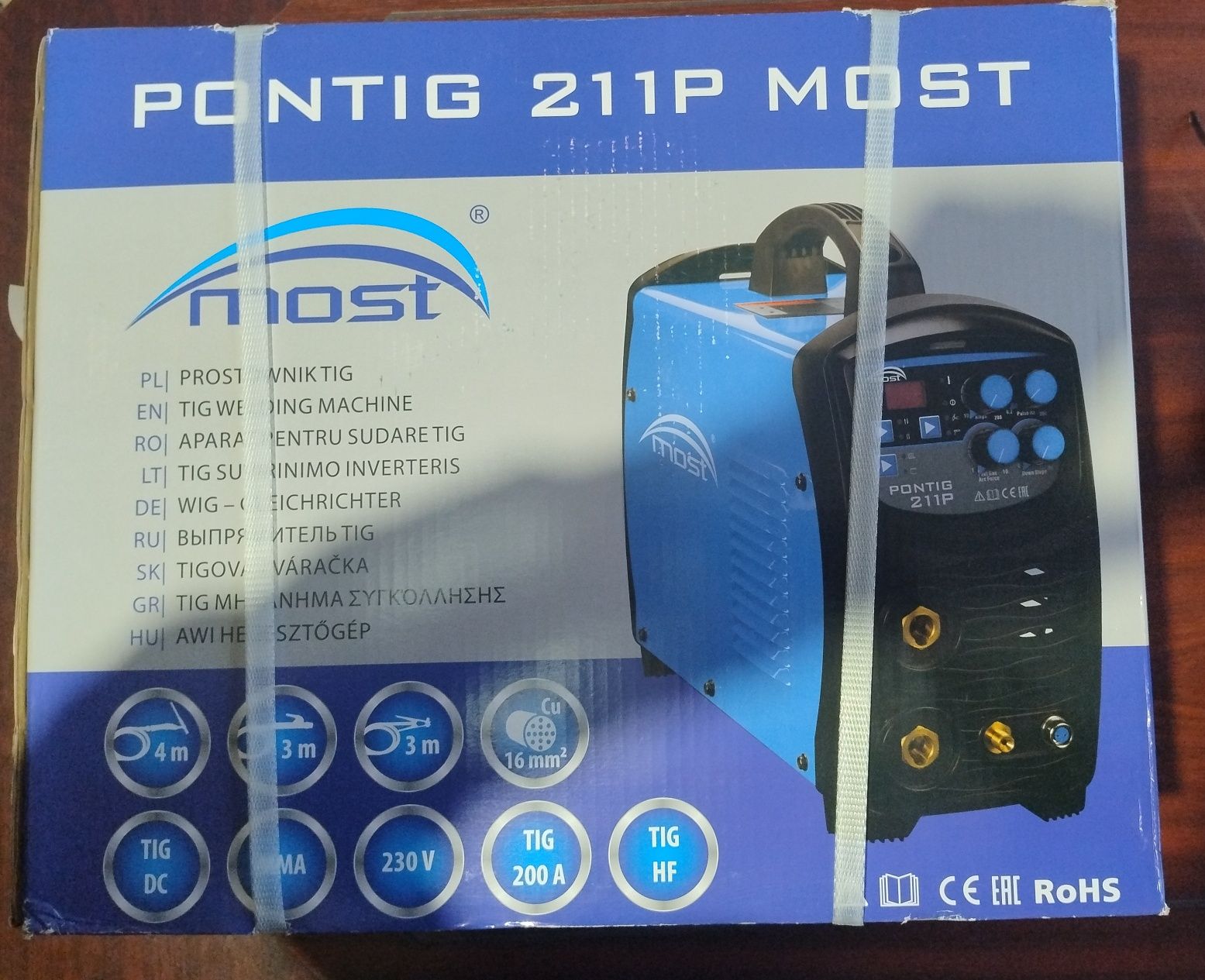 Nowa Spawarka PONTIG 211P MOST Mocna
