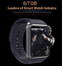 Relógio Smartwatch GT08 Preto com SIM Card