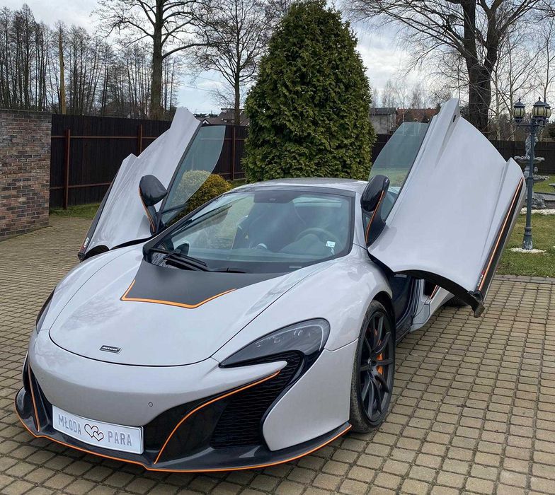 Auto na wesele do ślubu Mclaren 650s spider Wolne terminy