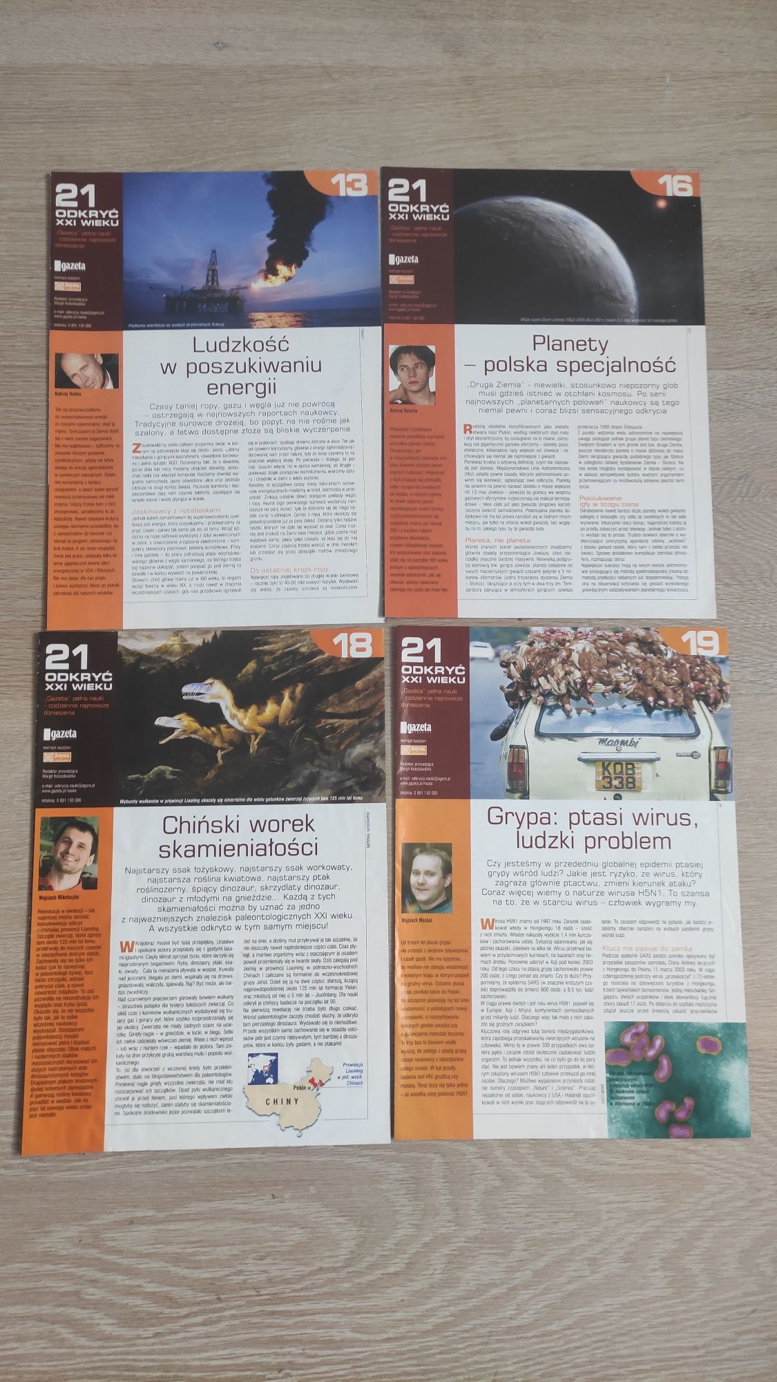 Dodatek do Gazety Wyborczej "21 odkryć XXI wieku"