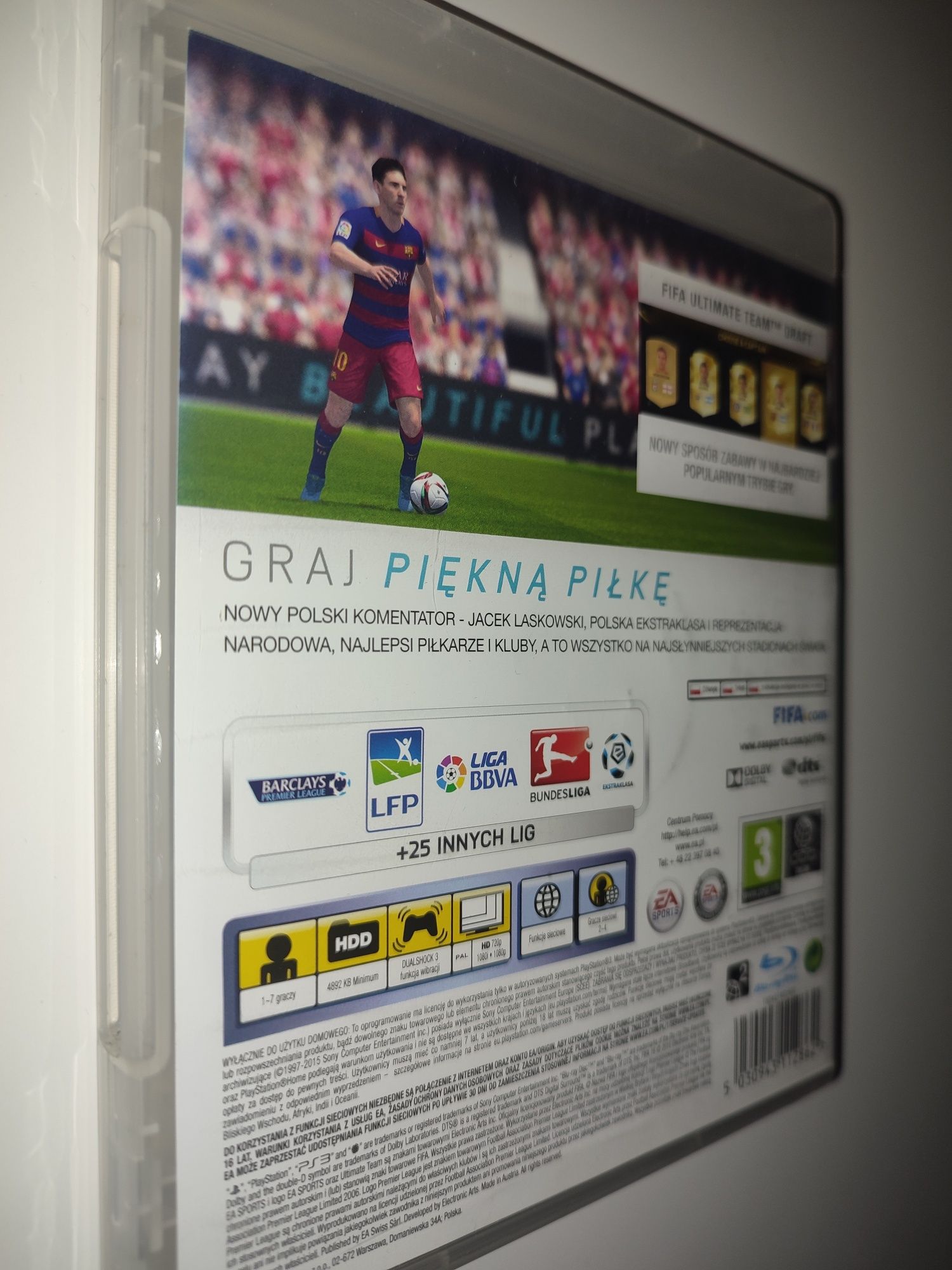 Gra Ps3 FIFA 16 PL gry PlayStation 3 piłka nożna Hit LEGO Minecraft