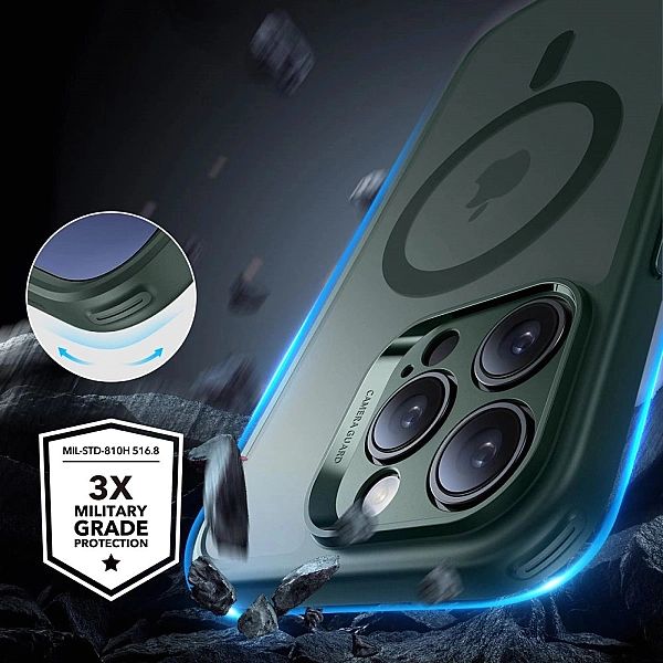 Etui ESR Classic Pro Set Halolock MagSafe na iPhone 16 Pro Max - zielo