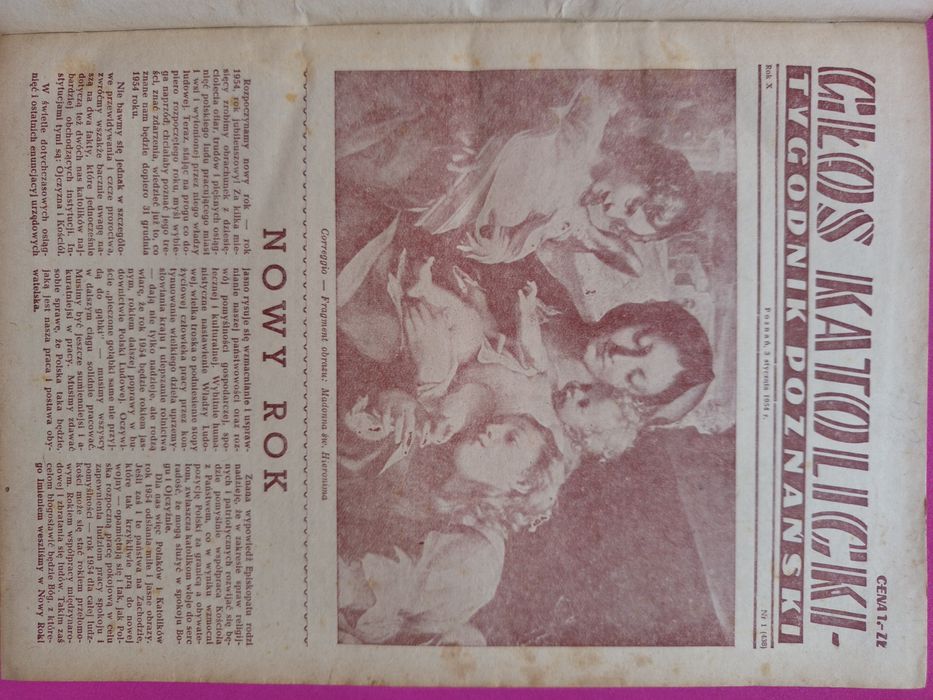 Zestaw gazet rocznik