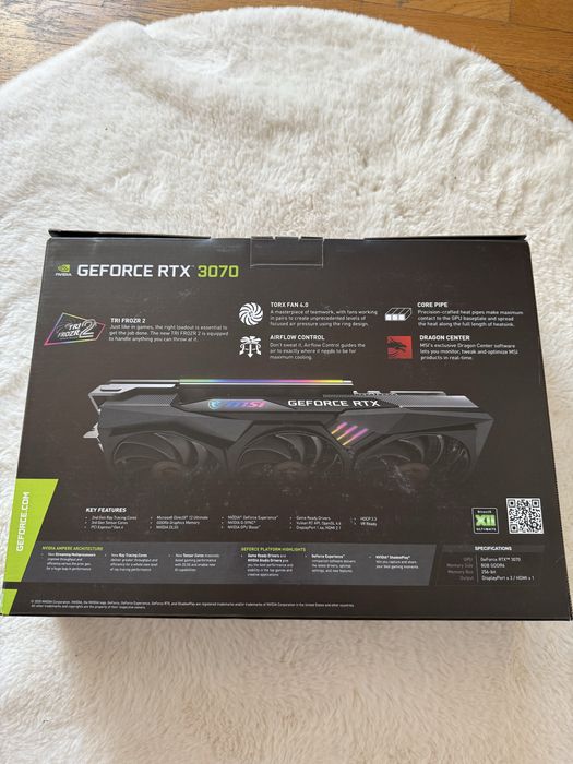 Karta graficzna MSI GeForce RTX 3070 Gaming X Trio 8GB GDDR6