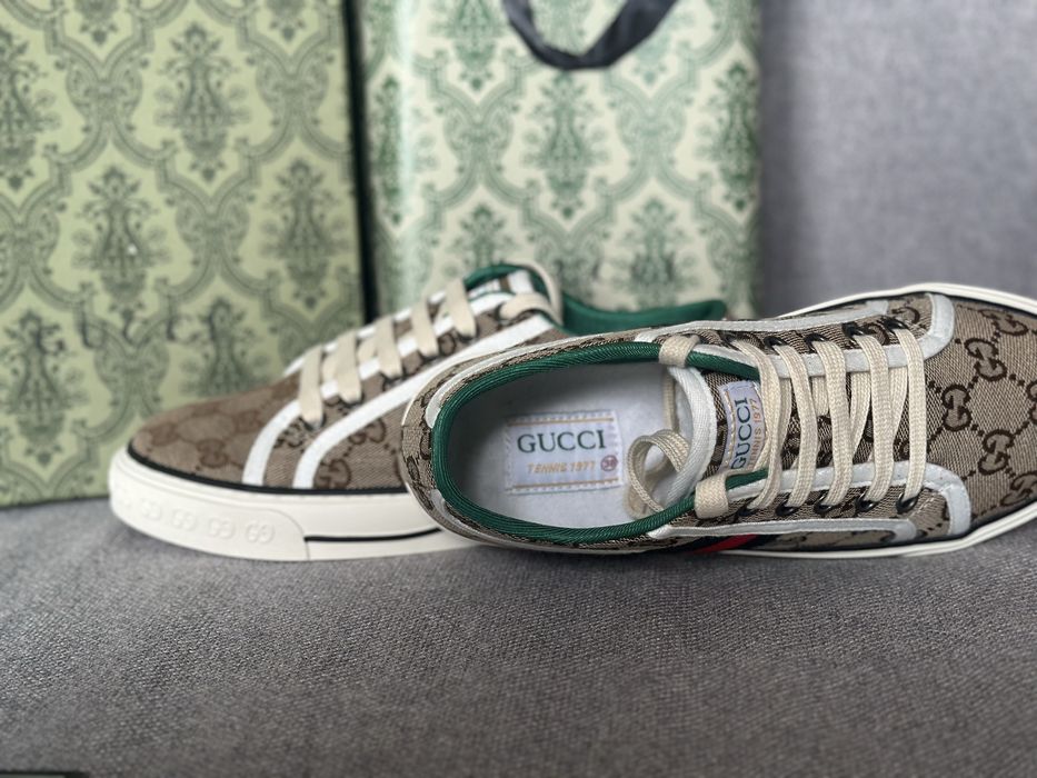 Кеди Gucci Tennis 1977 кросівки чоловічі жіночі люкс гуччи