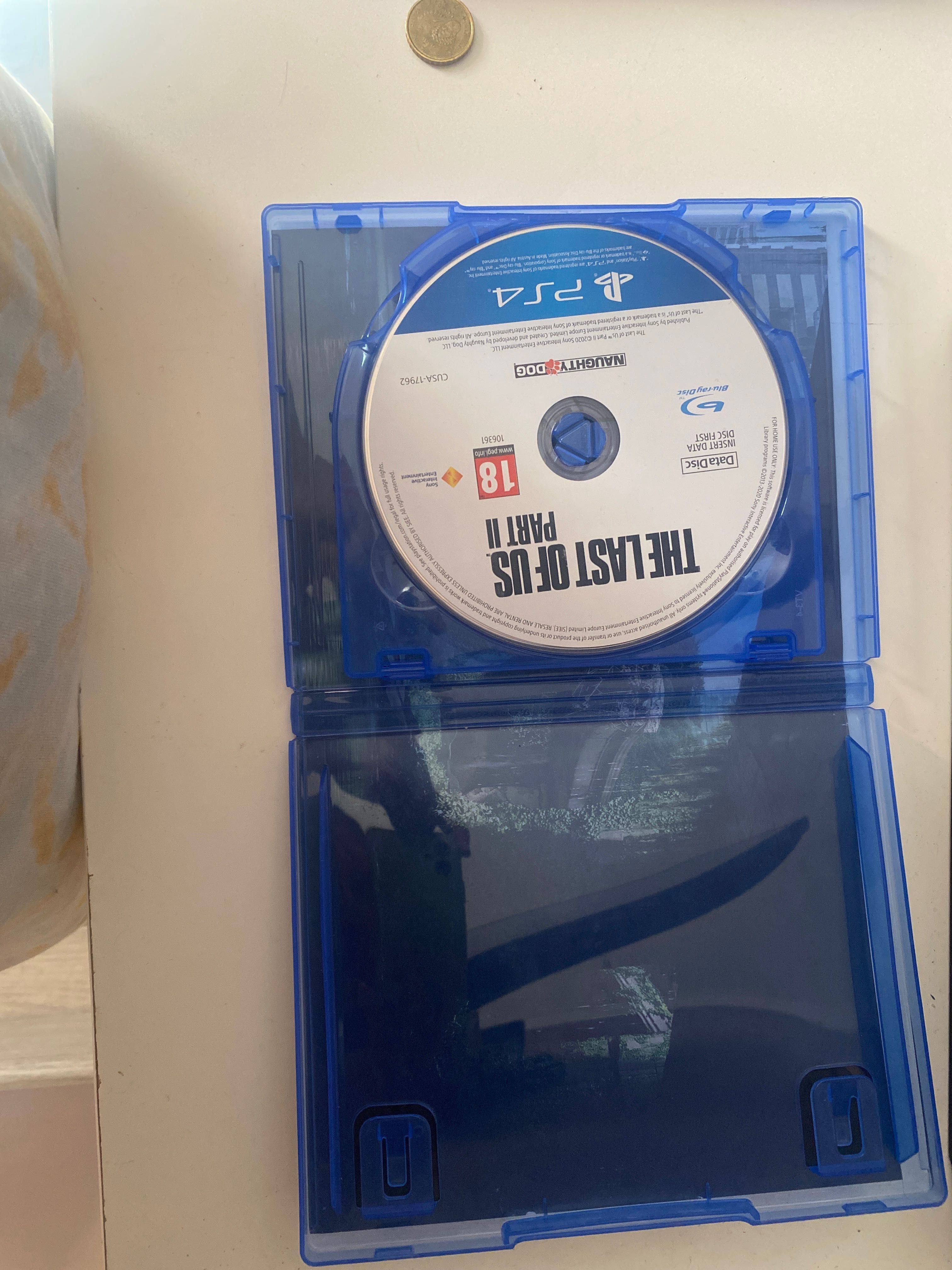 Gra The last of us2 na Playstation 4 i 4 pro i ps 5.Jest używana 2 dni