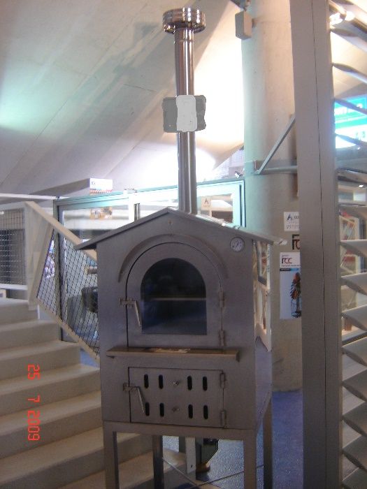 Forno a Lenha em Aço Inox