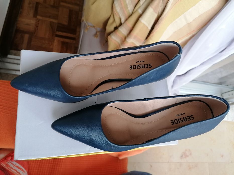 Sapato de senhora em azul escuro - tamanho 36  Seaside