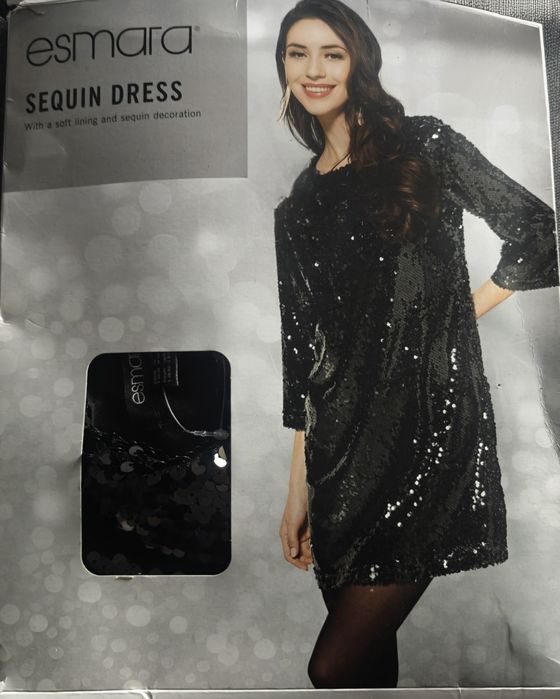 Sukienka cekinowa  rozmiar S 38/40