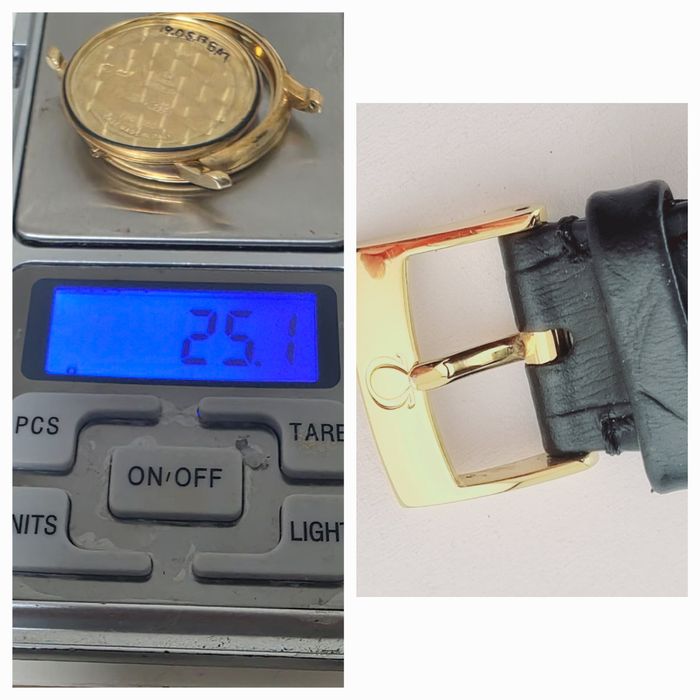 Золотые часы Omega