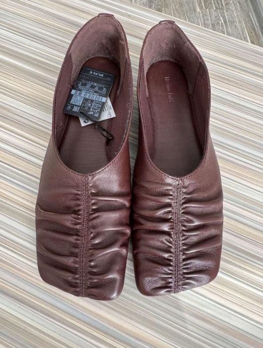 Балетки Massimo Dutti Испания туфли натуральная кожа