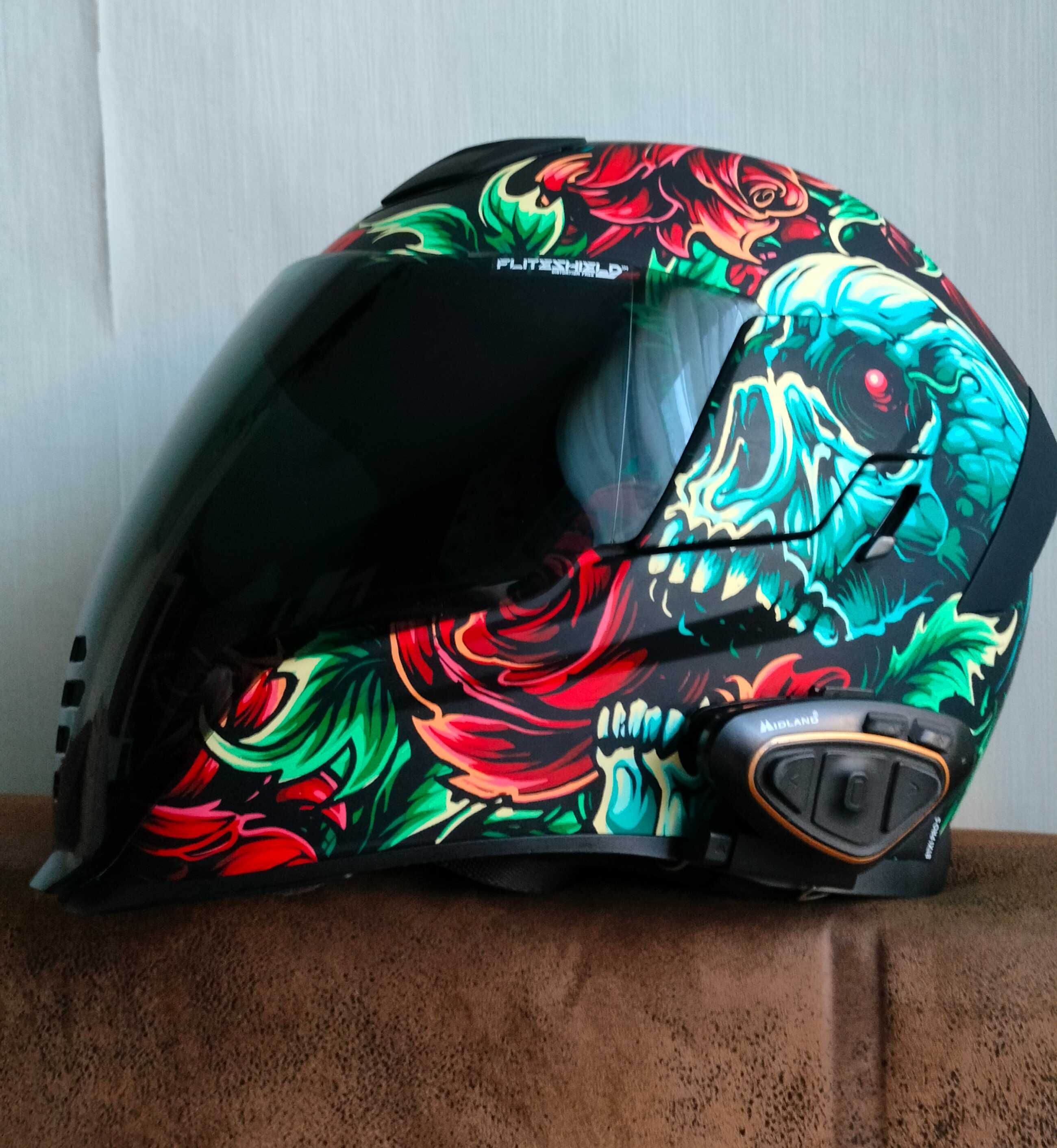 Kask motocyklowy ICON Airflite Omnicrux MIPS / L + szybka lustro