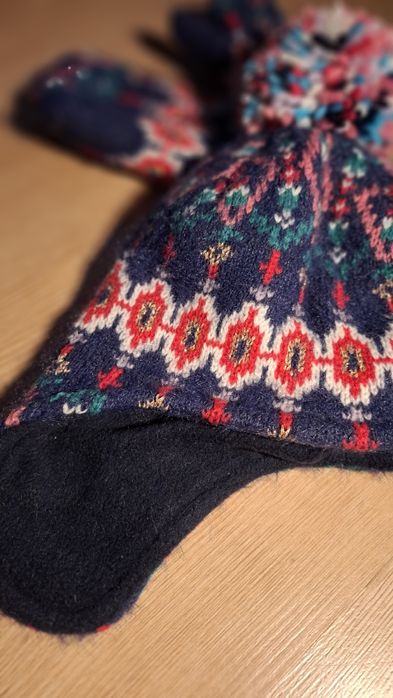 Ciepły zestaw czapka + rękawiczki 6/9 miesięcy