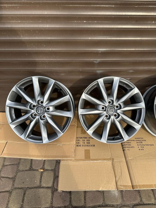 Felgi aluminiowe 18 5x114,3 Mazda orginal 7J ET50 Stan igla