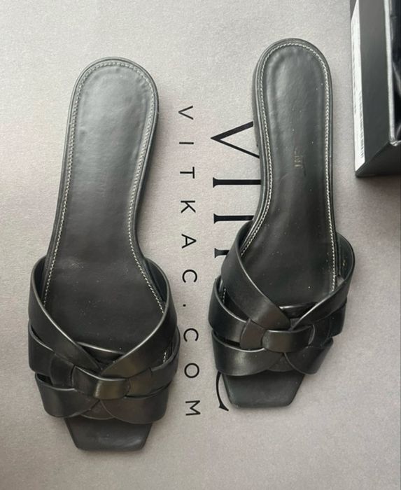 Klapki ysl rozmiar 37 czarne