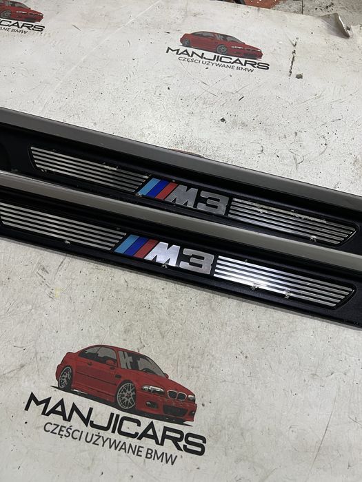 Nakladki progowe listwy na progi bmw e46 M3 coupe cabrio