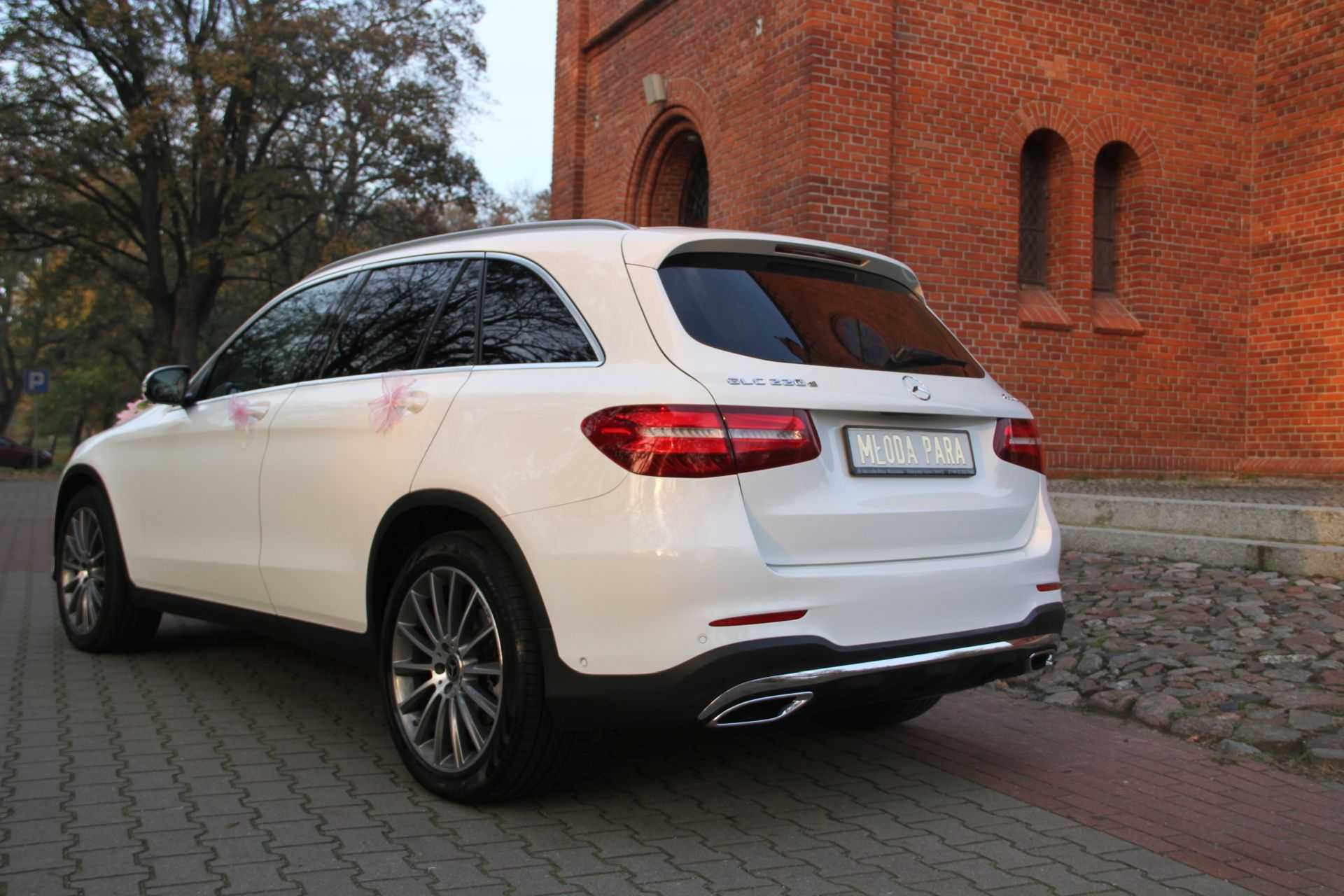 Samochód na Wesele Auto do Ślubu BIAŁY Mercedes GLC SŁUPSK TRÓJMIASTO