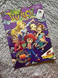 Czarodziejki Witch panini shettield Institute school book naklejki