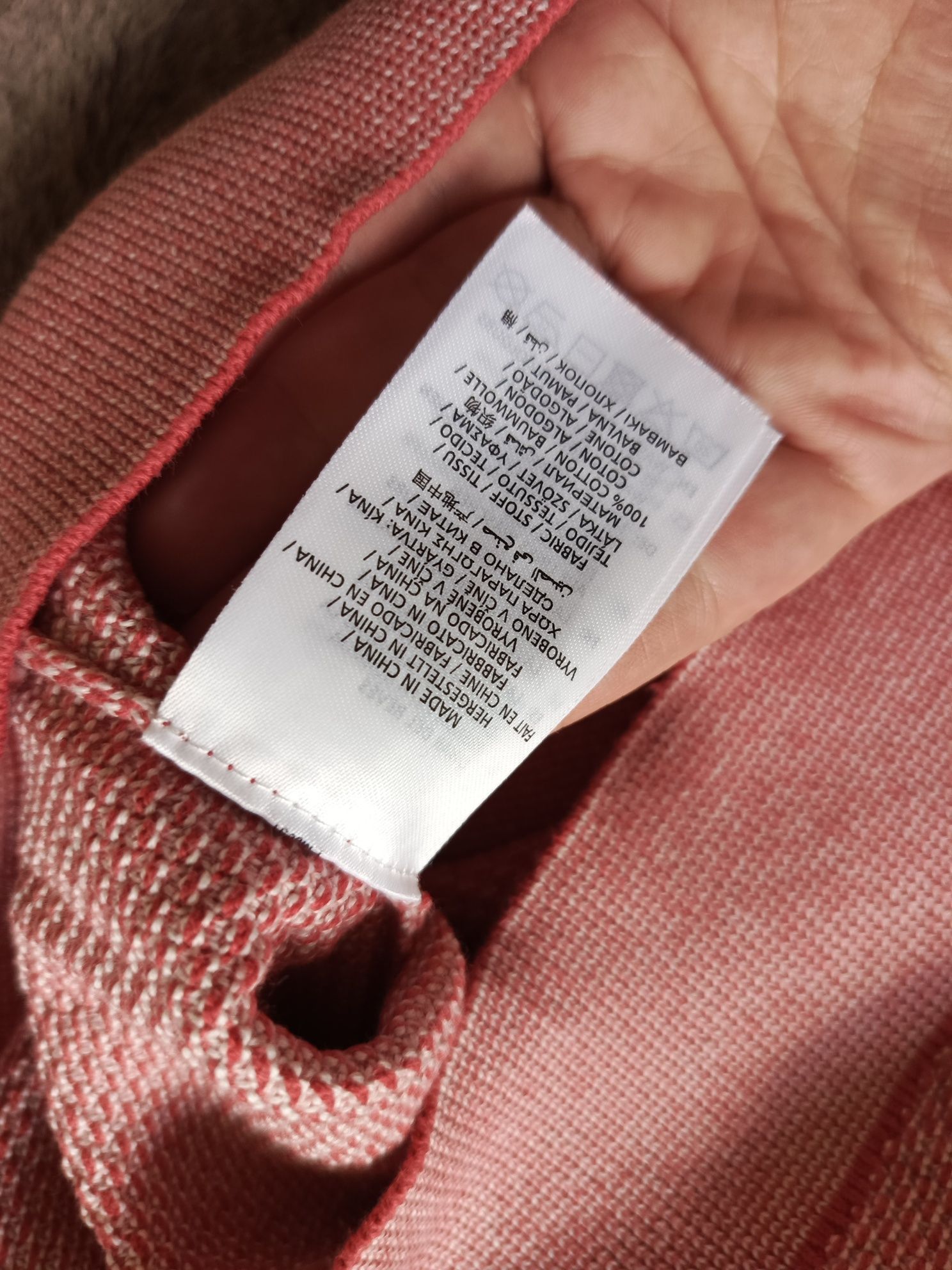 Sweter GANT 100% bawełna, różowy, rozmiar M, święta Christmas