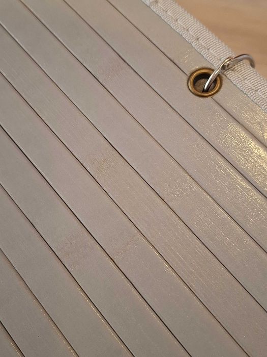 kosz na pranie z pokrywką o pojemności 72 litrów, bambusowy,