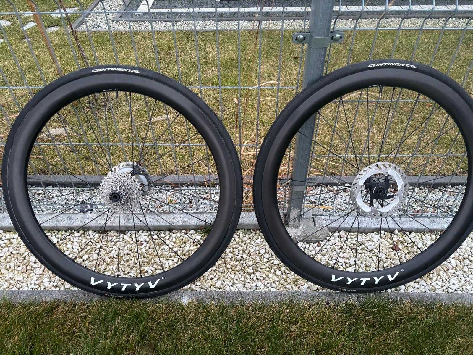 Koła szosowe VYTYV Aviator RC46 Carbon Top Edition – jak nowe
