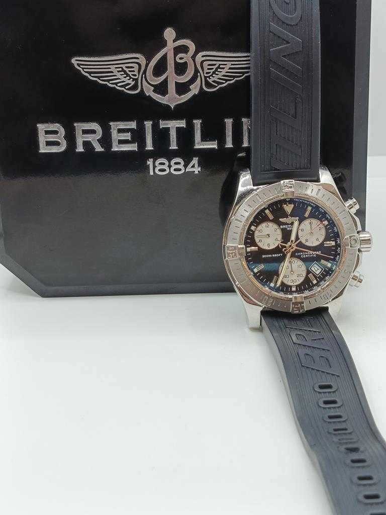 Męski zegarek Breitling Chrono Colt Czarny/Guma Ø41 mm