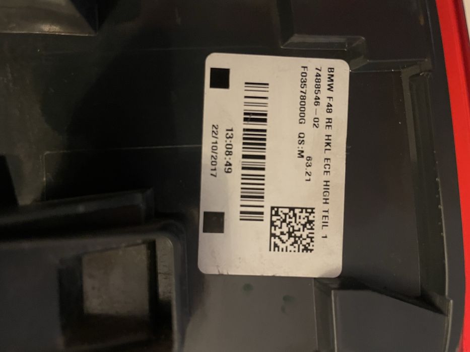 BMW X1 F48 – Óptica Traseira Direita (Exterior)