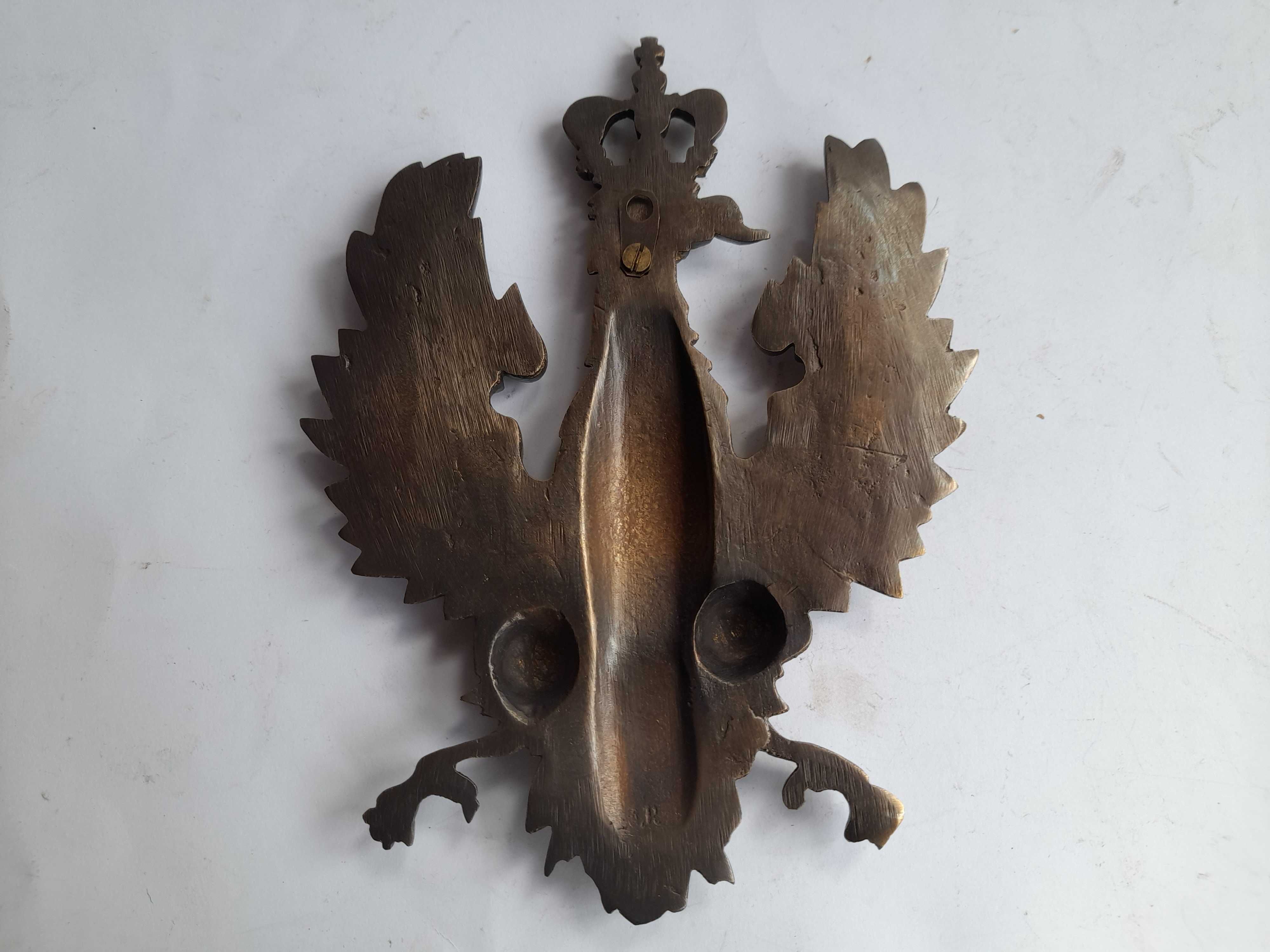 Orzeł Niepodległościowy 1918 rok, mosiądz (17 cm)