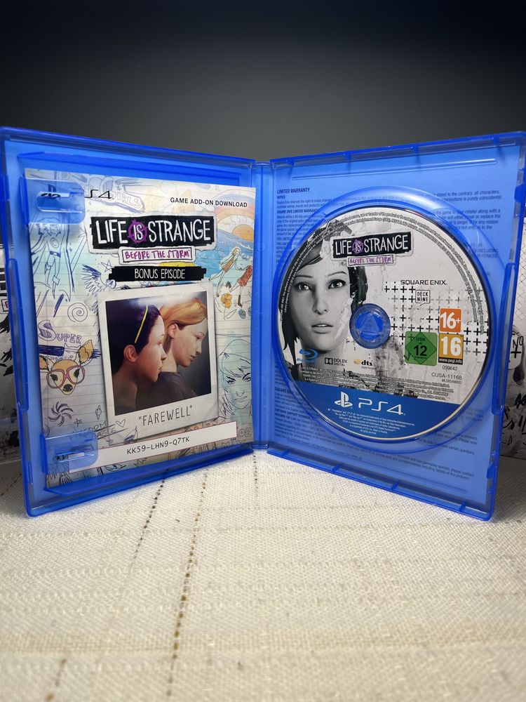 PS4 Limitowana Edycja Life is Strange Before The Storm Artbook + CD