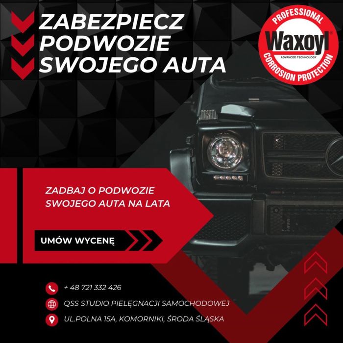 Konserwacja podwozia WaxOyl zabezpieczenie na lata !