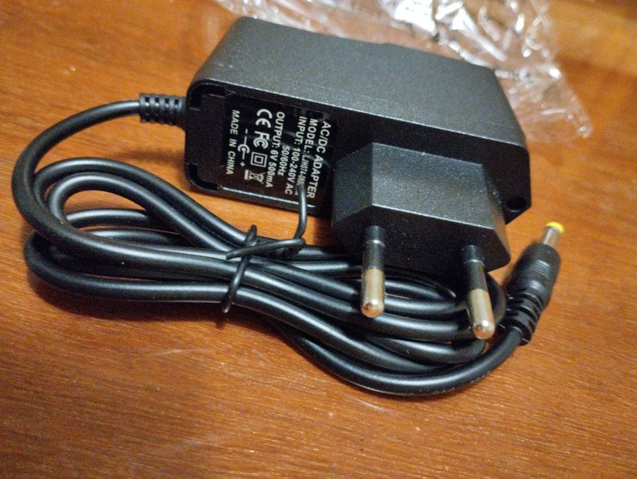 Блок живлення 6В для тонометрів Gamma Omron Microlife та інших