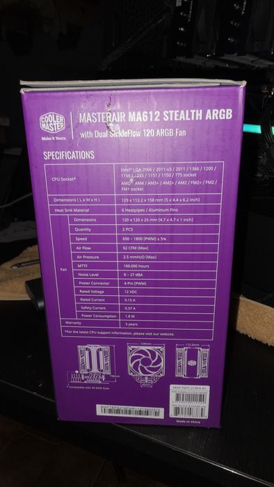 Vendo Coller Master Coller RGB NOVO intel e amd64739999166850123