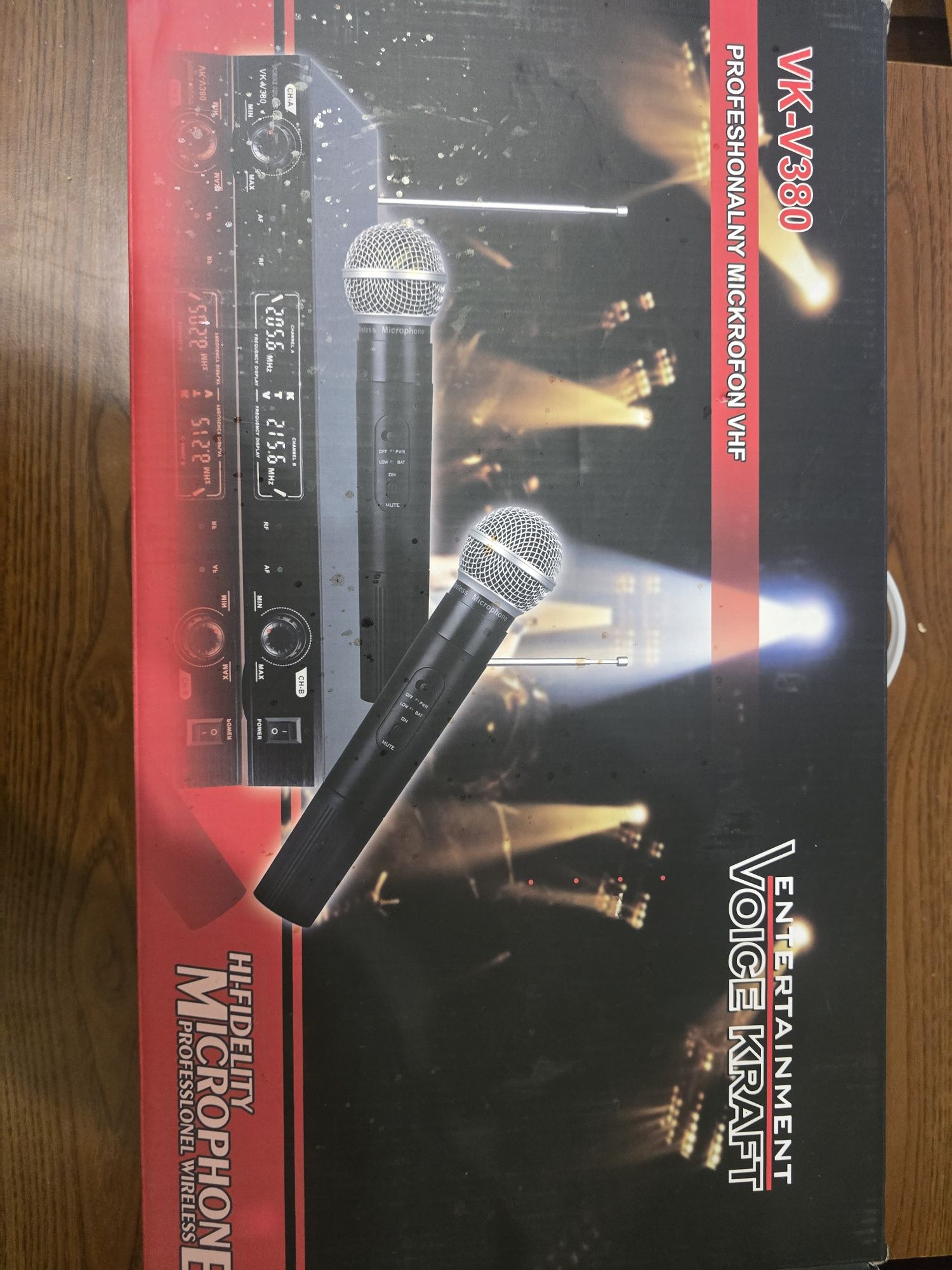 Głośnik JBL 110 + mikrofony 2 szt. Voice kraft VK-V380