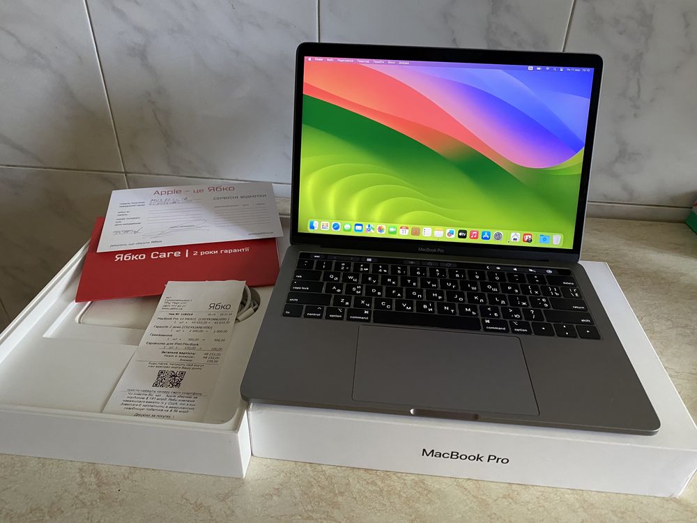 MacBook Pro 13, 2019г. Touch Bar, 8/256, комплект