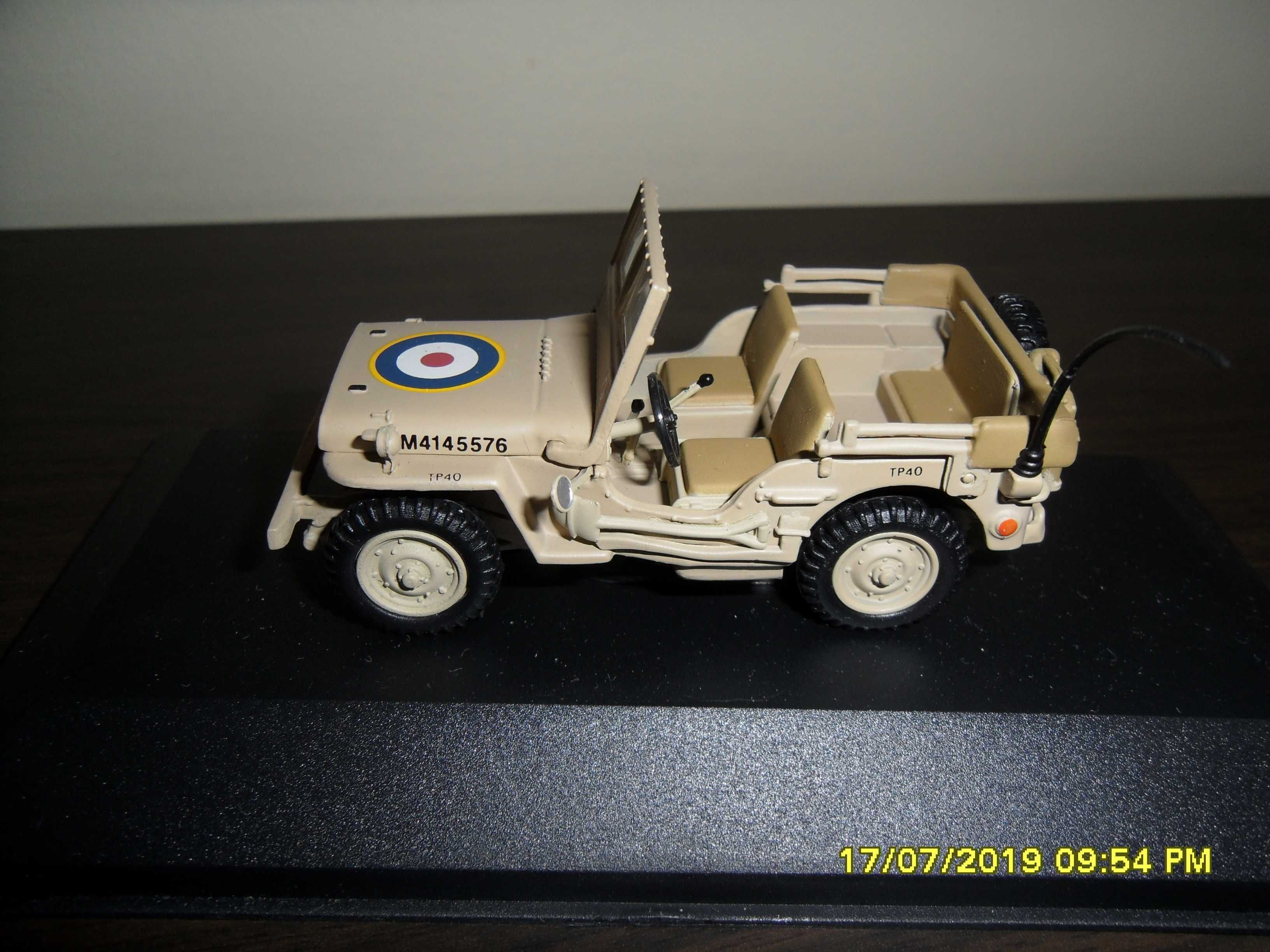 Modelismo, Miniaturas, Models Diecast, Jeep Willys, TT, WWII