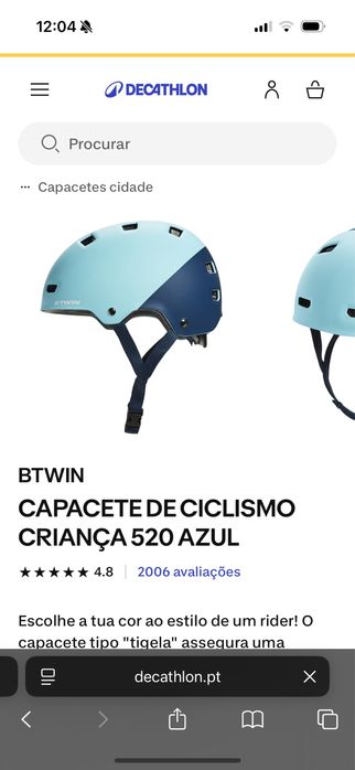 Capacete bicicleta criança/ tamanho S adulto