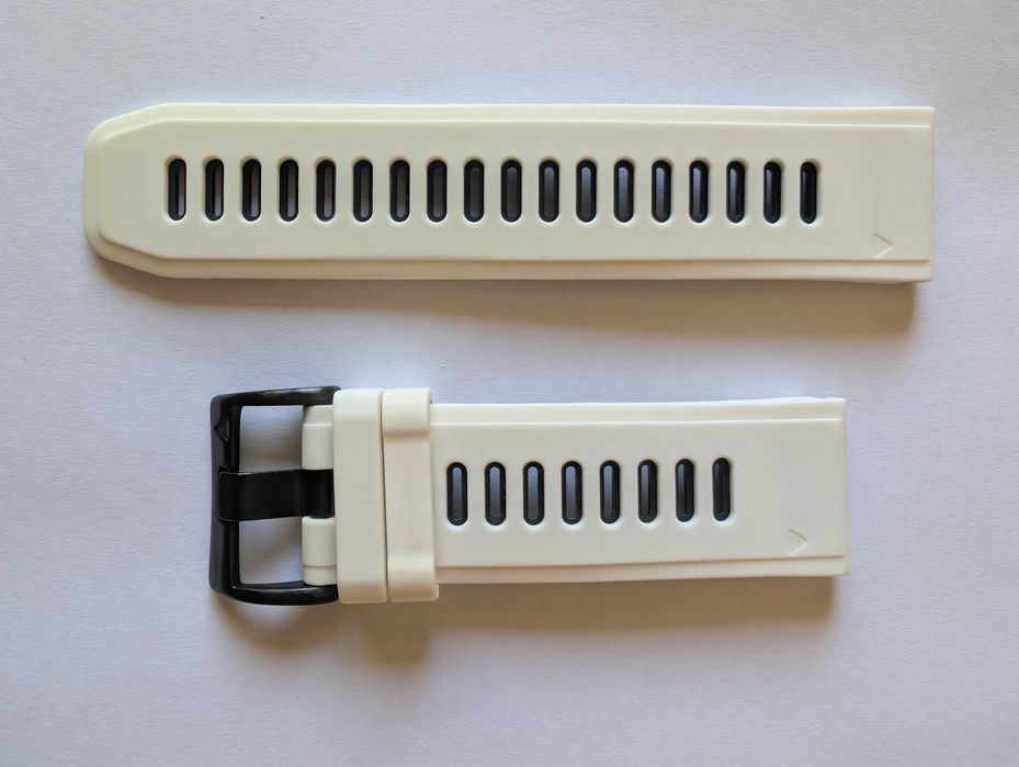 Bracelete Garmin Branca/Preta 26mm