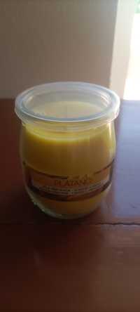 Velas em copo perfumadas (banana)