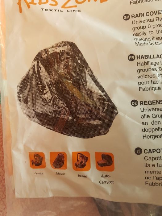 Folie przeciwdeszczowe Jane fotelik, gondola