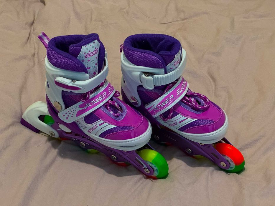 Rolki wrotki regulowane 34-37 dziecięce dla dzieci regulowane koła